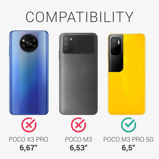 KW Xiaomi Poco M3 Pro 5G Θήκη Σιλικόνης TPU - Metallic Blue - 55364.64