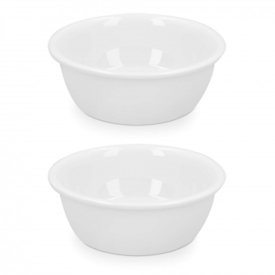 Navaris Cat Bowls - Σετ με 2 Ανταλλακτικά Μπολ Φαγητού και Νερού - 330 ml - White - 55229.01