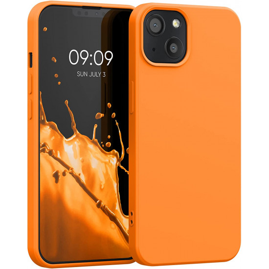 KW iPhone 13 Θήκη Σιλικόνης Rubberized TPU - Cosmic Orange - 55948.150