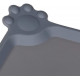 Relaxdays Αντιολισθητικό / Αδιάβροχο Χαλάκι για Μπολ - 48.5 x 30 cm - Dark Grey - 4052025916343