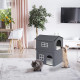 Relaxdays Σπιτάκι για Γάτες με 2 Ορόφους - 71,5 x 44 x 62,5 cm - Dark Grey - 4052025385149