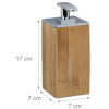 Relaxdays Σαπουνοθήκη Dispenser από Bamboo - Natural - 4052025205461