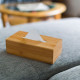 Relaxdays Ξύλινο Κουτί Αποθήκευσης για Χαρτομάντηλα - Natural - 4052025191412