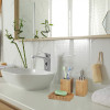 Relaxdays Ξύλινο Αξεσουάρ Μπάνιου από Bamboo - Natural - 4052025221768