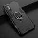 OEM Xiaomi Redmi Note 10 5G / Poco M3 Pro Rugged Armor Σκληρή Θήκη Υψηλής Προστασίας με Πλαίσιο Σιλικόνης και Δαχτυλίδι Συγκράτησης - Black