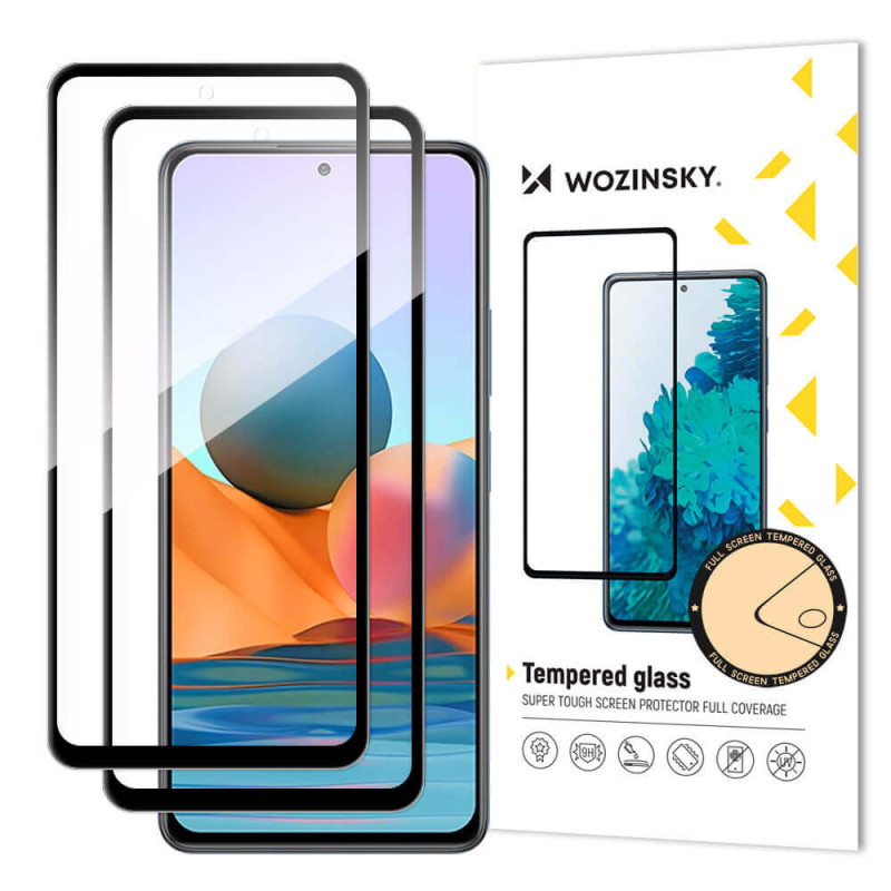 Wozinsky Xiaomi Redmi Note 10 Pro / 12 Pro+ / 12 Pro / 12 5G / 12 4G / 12T / 12T Pro / Poco F3 / Mi 11i / Poco X5 5G - 9H Case Friendly Full Screen Full Glue 9H Αντιχαρακτικό Γυαλί Οθόνης - 2 Τεμάχια - Black Wozinsky Xiaomi Redmi Note 10 Pro / 12 Pro+ / 12 Pro / 12 5G / 12 4G / 12T / 12T Pro / Poco F3 / Mi 11i / Poco X5 5G - 9H Case Friendly Full Screen Full Glue 9H Αντιχαρακτικό Γυαλί Οθόνης - 2 Τεμάχια - Black