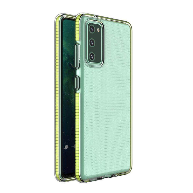 OEM Xiaomi Redmi Note 10 Pro Spring Case Λεπτή Θήκη Σιλικόνης - Διάφανη - Yellow