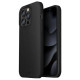 Uniq iPhone 13 Pro Max Lino Hue Θήκη Σιλικόνης - Black