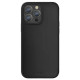 Uniq iPhone 13 Pro Max Lino Hue Θήκη Σιλικόνης - Black