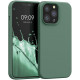 KW iPhone 13 Pro Θήκη Σιλικόνης Rubberized TPU - Forest Green - 55880.166