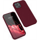 KW iPhone 13 Pro Max Θήκη Σιλικόνης Rubberized TPU - Rhubarb Red - 55881.209