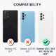 KW iPhone 13 Full Body Σκληρή Θήκη με Πλαίσιο Σιλικόνης Χωρίς Προστασία Οθόνης - Black / Orange - 56433.01