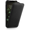 Kalibri iPhone 13 Θήκη Flip από Γνήσιο Δέρμα - Black - 56410.01