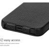 Kalibri iPhone 13 Θήκη Flip από Γνήσιο Δέρμα - Black - 56410.01