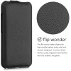 Kalibri iPhone 13 Θήκη Flip από Γνήσιο Δέρμα - Black - 56410.01