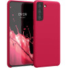KW Samsung Galaxy S21 Θήκη Σιλικόνης Rubber TPU - Sweet Cherry - 54056.229
