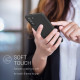 KW Samsung Galaxy S21 Θήκη Σιλικόνης Rubber TPU - Black Matte - 54056.47