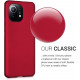 KW Xiaomi Mi 11 Θήκη Σιλικόνης TPU - Metallic Dark Red - 54189.36