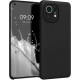 KW Xiaomi Mi 11 Θήκη Σιλικόνης Rubber TPU - Black - 54379.01