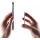 KW iPhone 12 Series / iPhone 13 Series Θήκη από Συνθετικό Δέρμα για Πιστωτικές Κάρτες - Dark Pink - 54606.08