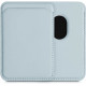 KW iPhone 12 Series / iPhone 13 Series Θήκη από Συνθετικό Δέρμα για Πιστωτικές Κάρτες - Light Blue - 54606.23