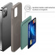 KW iPhone 12 Series / iPhone 13 Series Θήκη από Συνθετικό Δέρμα για Πιστωτικές Κάρτες - Teal Matte - 54606.57