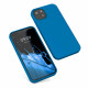 KW iPhone 13 Θήκη Σιλικόνης Rubberized TPU - Blue Reef - 55878.228