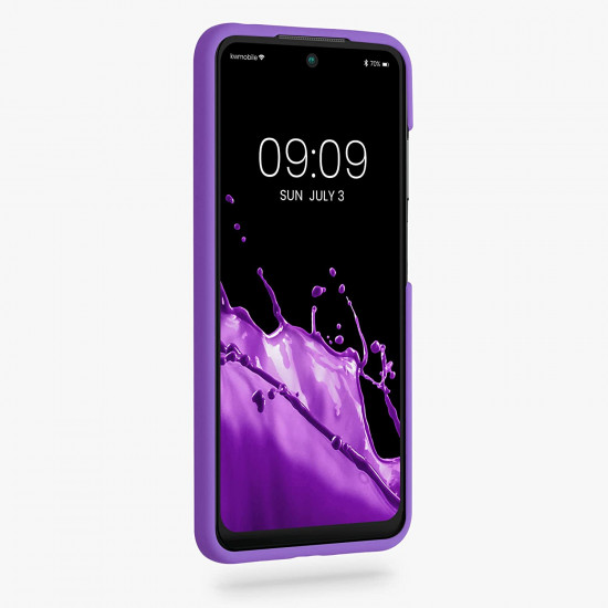 KW Xiaomi Redmi 10 Θήκη Σιλικόνης Rubberized TPU - Orchid Purple - 56153.221