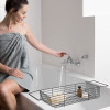 Navaris Μεταλλική Βάση Οργάνωσης για Μπανιέρα - Black - 55956.01