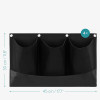 Navaris Σετ με 4 Κρεμαστές Ζαρντινιέρες από Τσόχα - Black - 55923.01