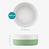 Navaris Σετ με 2 Κεραμικά Μπολ για Κατοικίδια - Green - 53411.08