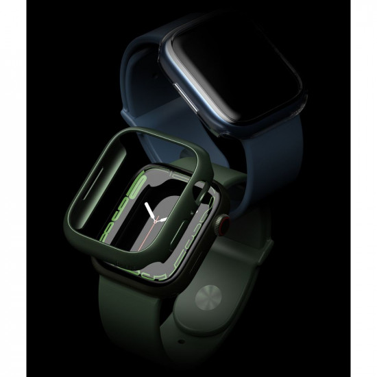 Ringke Θήκη Apple Watch 7 / 8 / 9 - 41 mm Slim - 2 Τεμάχια - Διάφανο - Deep Green