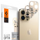 Spigen iPhone 13 Pro / 13 Pro Max Aparatu Optik.TR Αντιχαρακτικό Γυαλί για την Κάμερα - 2 Τεμάχια - Gold