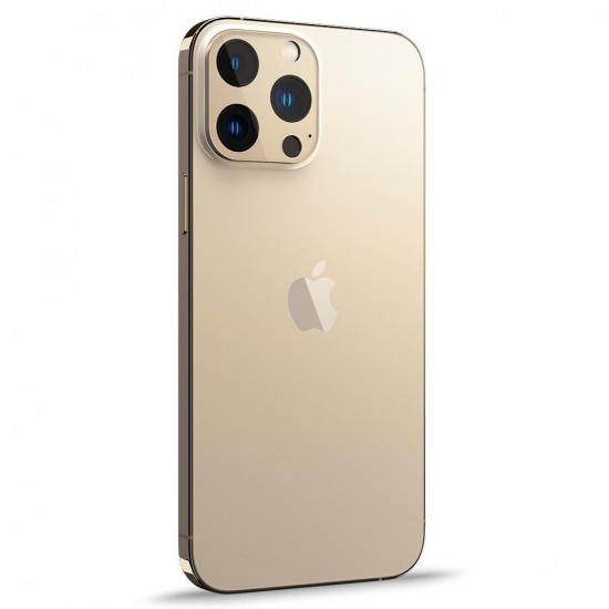 Spigen iPhone 13 Pro / 13 Pro Max Aparatu Optik.TR Αντιχαρακτικό Γυαλί για την Κάμερα - 2 Τεμάχια - Gold