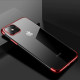 OEM iPhone 13 Pro Electroplating Θήκη Σιλικόνης TPU - Red - Διάφανη