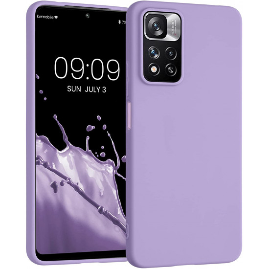 KW Xiaomi Redmi Note 11 Pro+ 5G Θήκη Σιλικόνης TPU - Violet Purple - 56675.222