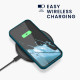 KW iPhone 13 Θήκη Σιλικόνης Rubber TPU με MagSafe - Petrol Matte - 56559.57