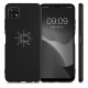 KW Samsung Galaxy A22 5G Θήκη Σιλικόνης Rubber TPU - Design Minimalism Sun - White / Black - 55248.03