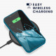 KW iPhone 13 Pro Θήκη Σιλικόνης Rubber TPU με MagSafe - Petrol Matte - 56560.57