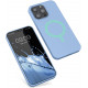 KW iPhone 13 Pro Θήκη Σιλικόνης Rubber TPU με MagSafe - Light Blue Matte - 56560.58