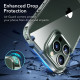 ESR iPhone 13 Pro Air Shield Boost Θήκη Σιλικόνης με Stand - Διάφανη / Silver