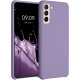 KW Samsung Galaxy S21 Plus Θήκη Σιλικόνης Rubber TPU - Violet Purple - 54066.222