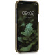 Kalibri iPhone 13 Pro Max Σκληρή Θήκη με Επένδυση Γνήσιου Δέρματος - Brown - 56416.05