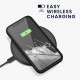KW iPhone 12 / 12 Pro Θήκη Σιλικόνης Rubber TPU με MagSafe - Black - 56556.01