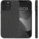 KW iPhone 13 Pro Max Θήκη Σιλικόνης TPU Canvas - Dark Grey - 56773.19