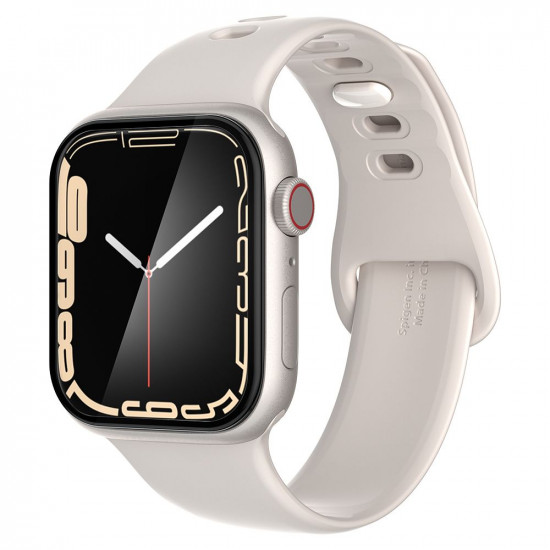 Spigen Προστασία Οθόνης Apple Watch 7 / 8 / 9 - 45 mm - Proflex EZ Fit Αντιχαρακτικό Γυαλί Οθόνης - 2 Τεμάχια - Black