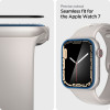 Spigen Προστασία Οθόνης Apple Watch 7 / 8 / 9 - 45 mm - Proflex EZ Fit Αντιχαρακτικό Γυαλί Οθόνης - 2 Τεμάχια - Black