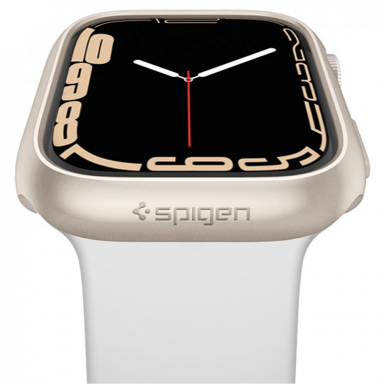 Spigen Θήκη Apple Watch 7 / 8 / 9 - 41 mm Thin Fit - Starlight