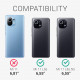 KW Xiaomi Mi 11 Lite / Mi 11 Lite 5G Θήκη Σιλικόνης Design Carbon - Black - 55094.03
