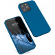 KW iPhone 13 Pro Θήκη Σιλικόνης Rubberized TPU - Blue Reef - 55962.228